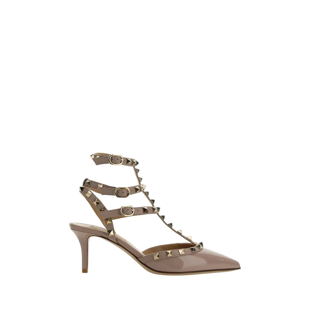 Valentino Garavani Women's Beige Pumps, 6 Uk, Rockstud Stiletto Pumps