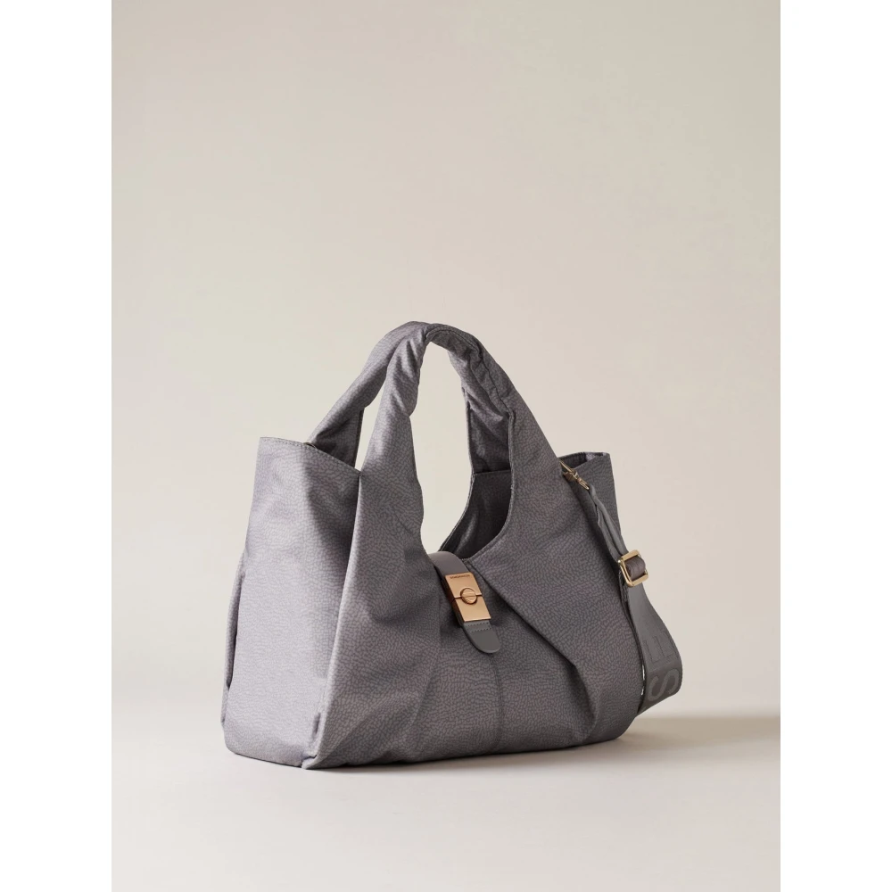 Borbonese Cloud Shopper Gray Dames