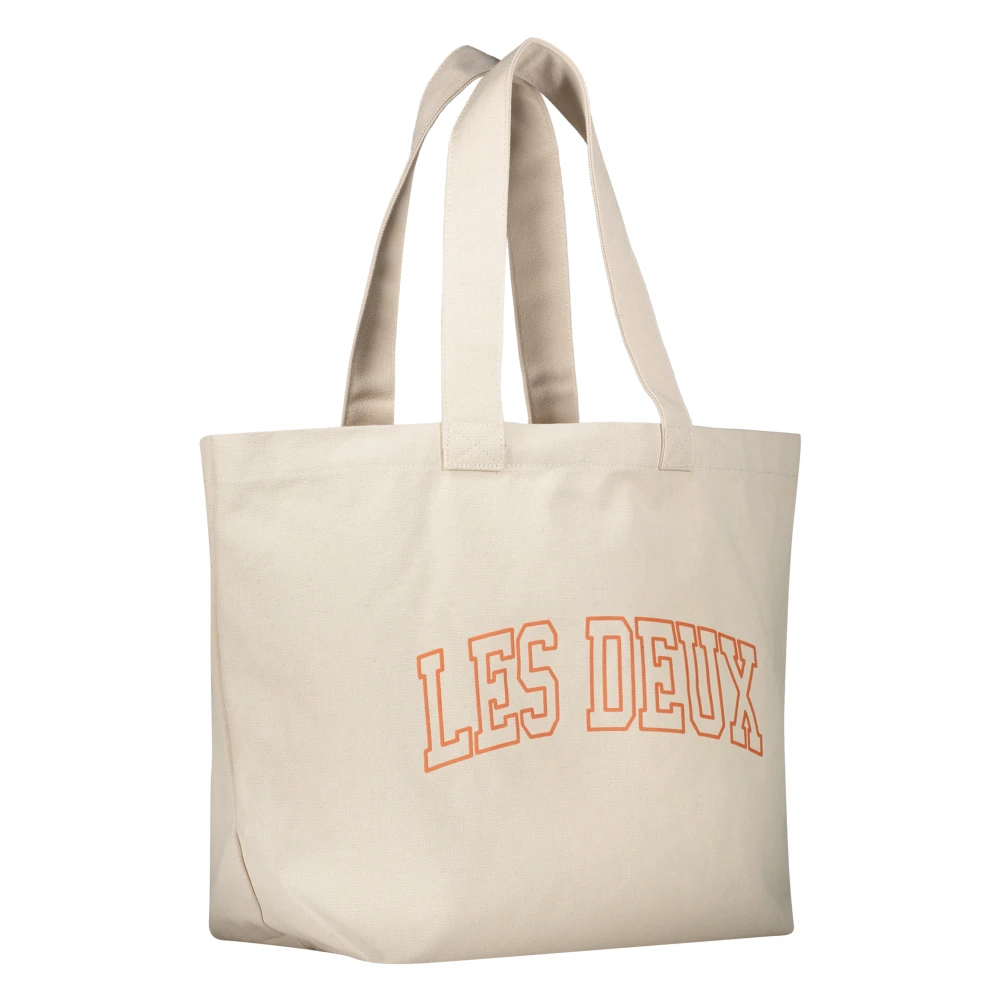 Les Deux Canvas tas met binnenzak Beige Heren