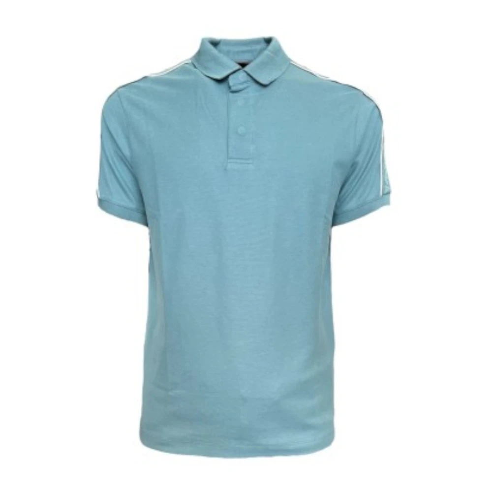 Emporio Armani Herren Blau Oberteile, Sgröße: