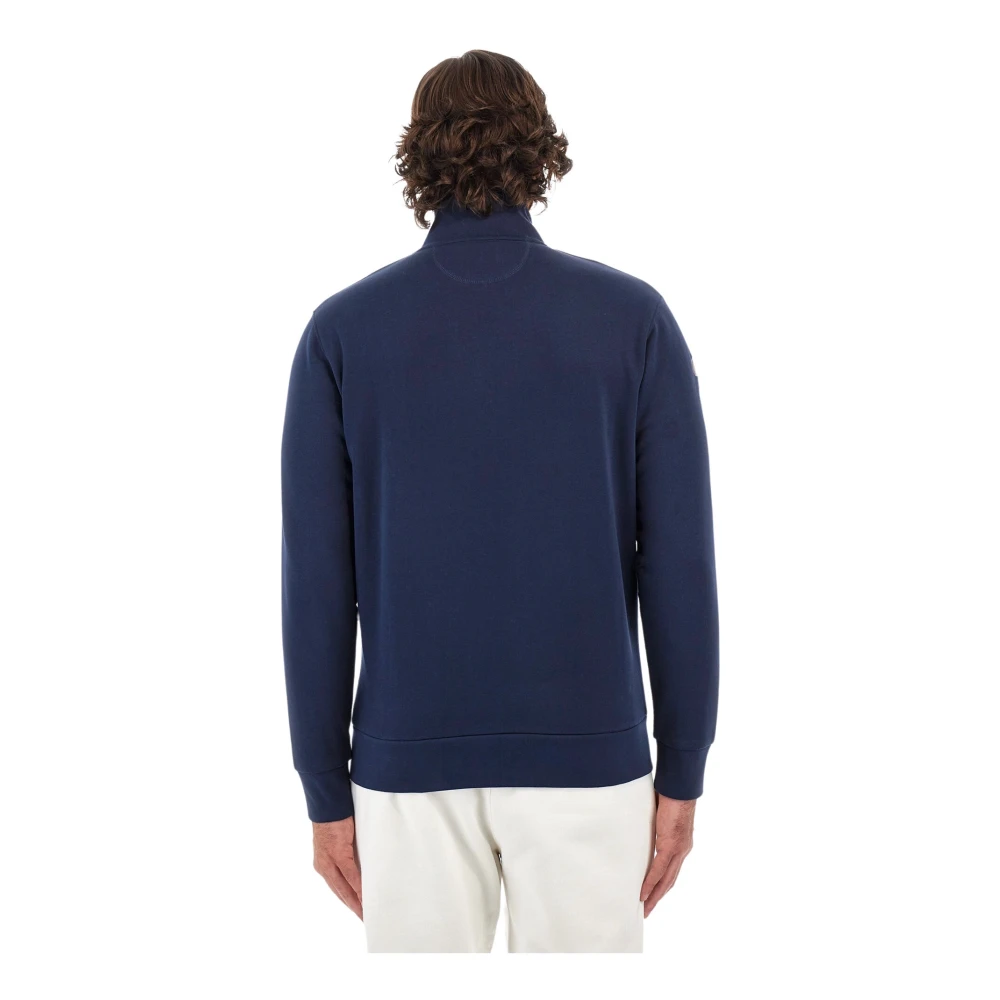 LA MARTINA Heren Zip Sweatshirt Regular Fit Raul Blue Heren