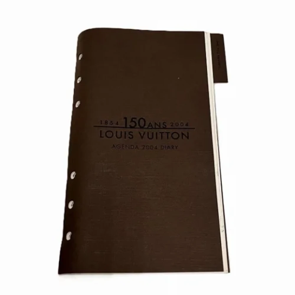 Louis Vuitton Vintage Pre-owned Leather home-office Black Heren