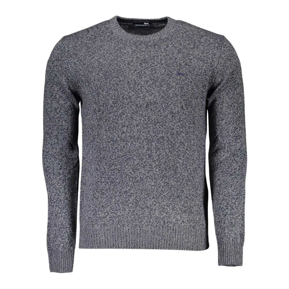 Harmont & Blaine Men's Blue Round-Neck Knitwear
