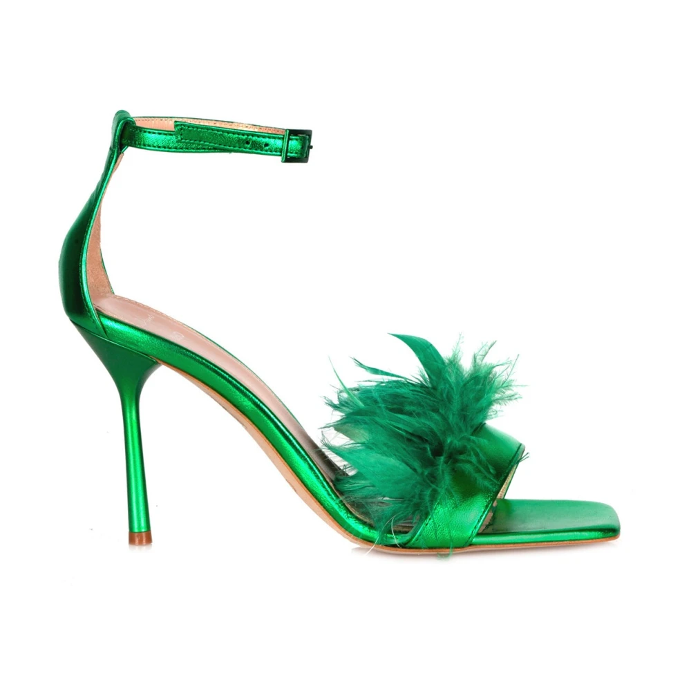 Liu Jo Women's Green High Heel Sandals