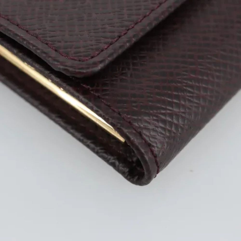 Louis Vuitton Vintage Pre-owned Leather key-holders Brown Dames