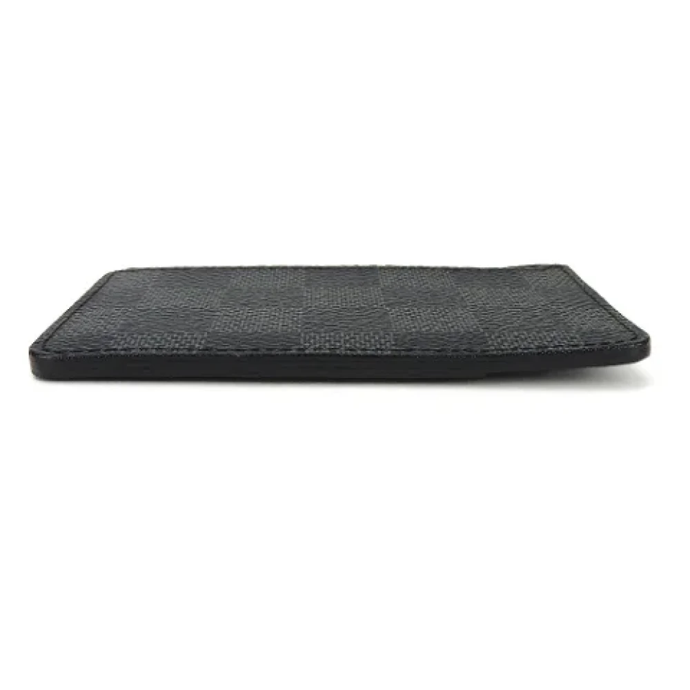 Louis Vuitton Vintage Pre-owned Canvas wallets Black Heren