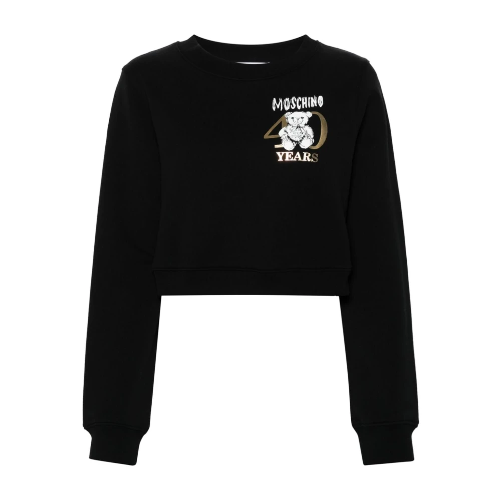 Moschino Vrouw Zwart Teddy Bear Sweatshirt