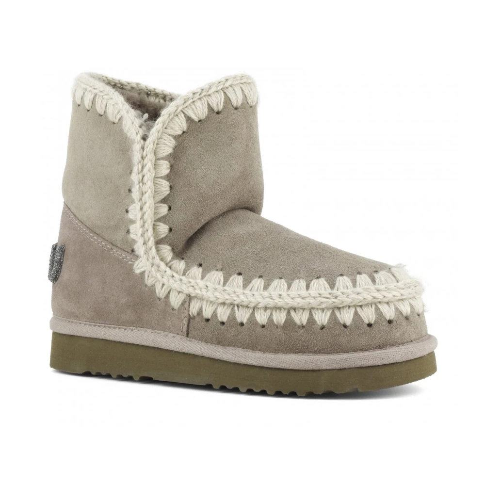 Mou Grijze Glitter Eskimo Laarzen Gray Dames