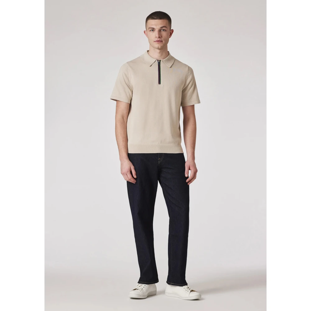 PS By Paul Smith Klassiek Poloshirt in Diverse Kleuren Beige Heren