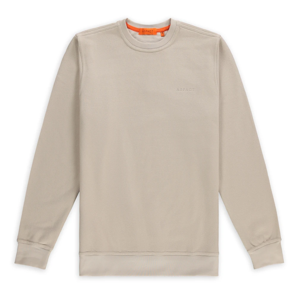Aspact Wilson Sweater Beige Heren