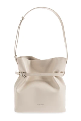 Smooth Leather Bucket Bag
