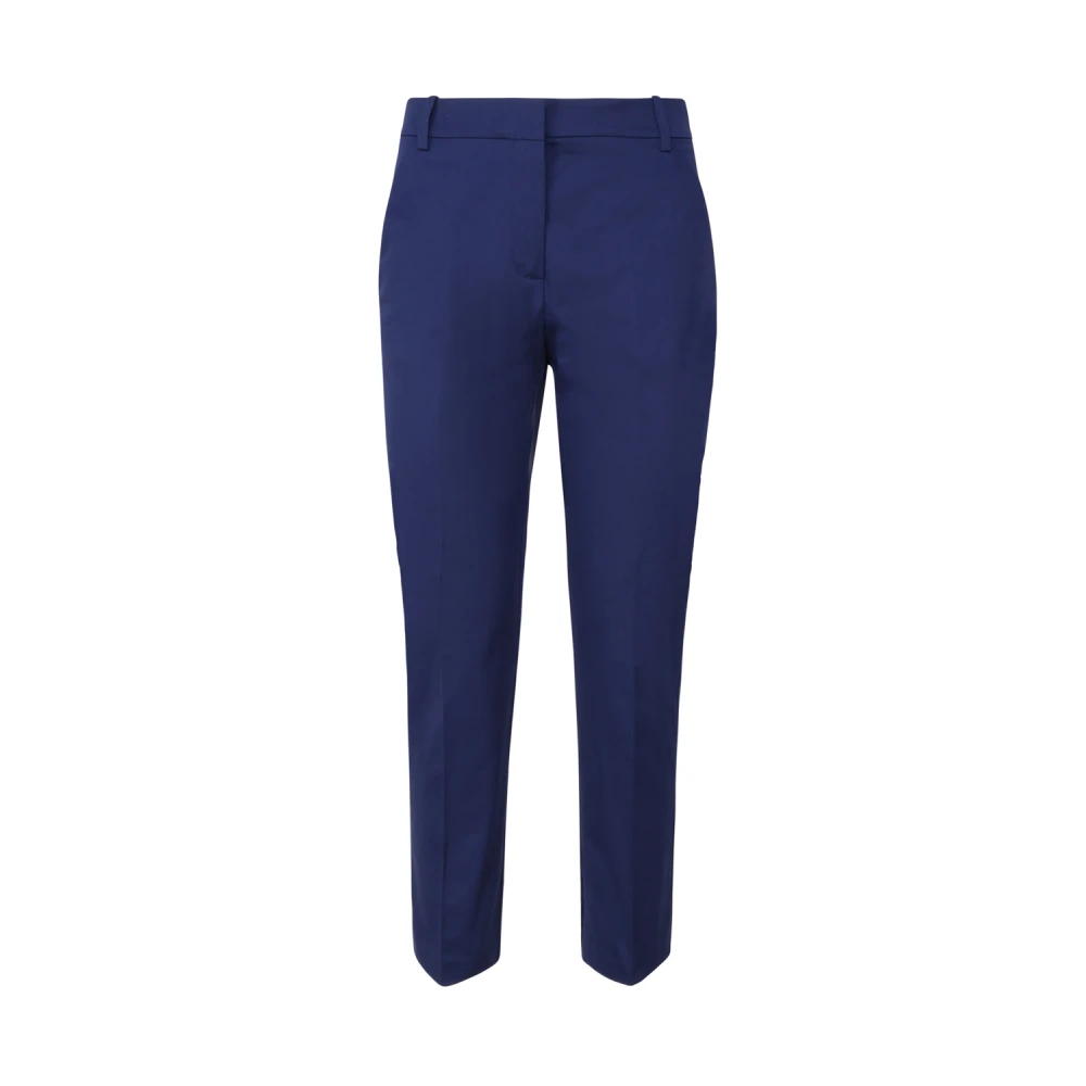 Pinko Blauwe Sigaret-Fit Stretchbroek Blue Dames