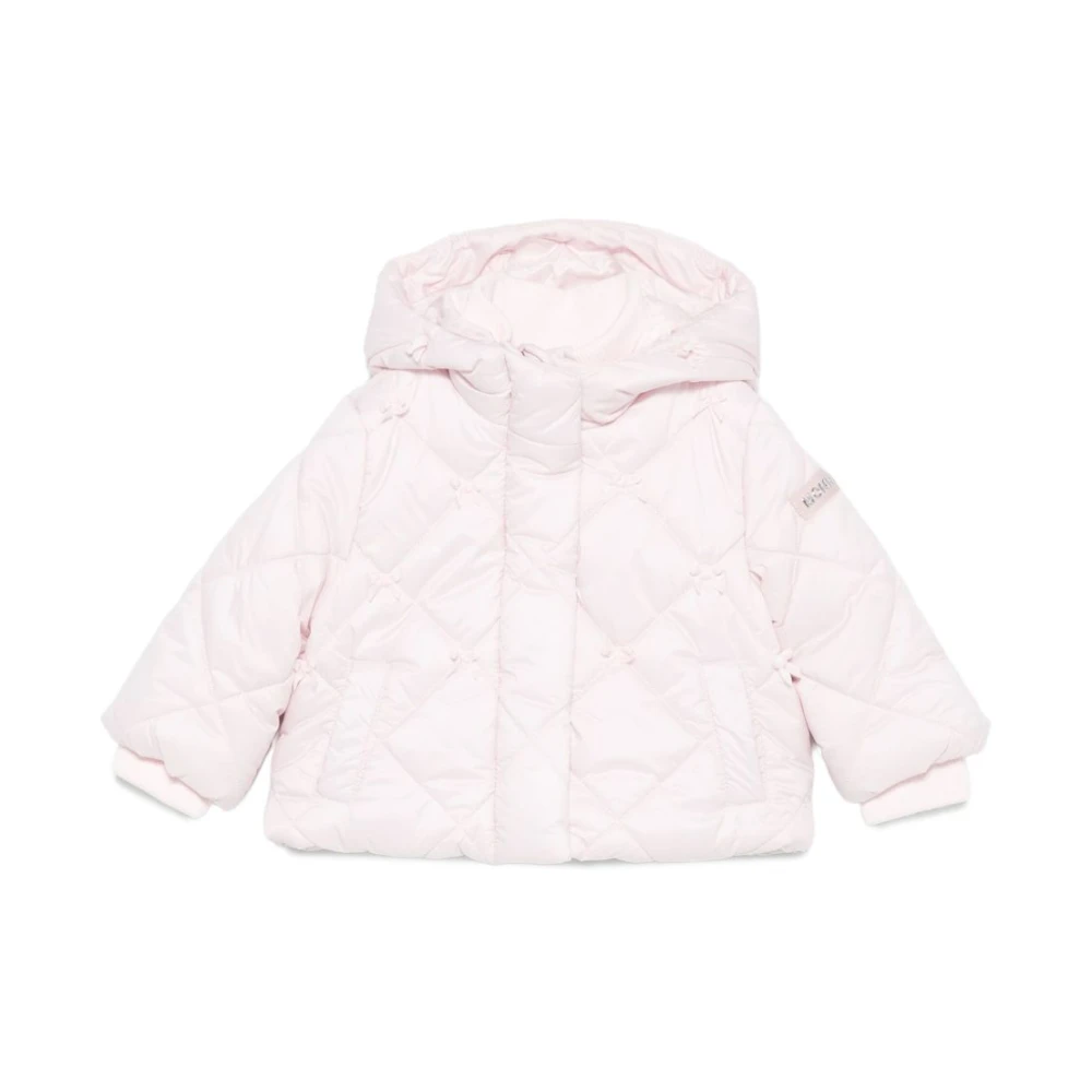 Monnalisa Girls Pink Winterjackets - Winter Jackets - 9 M - Kids