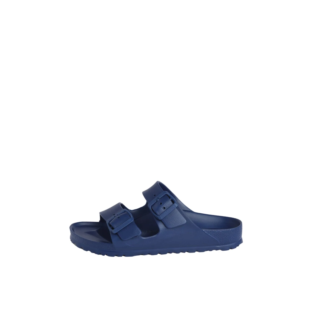 Birkenstock Arizona Sliders Blue, Dam