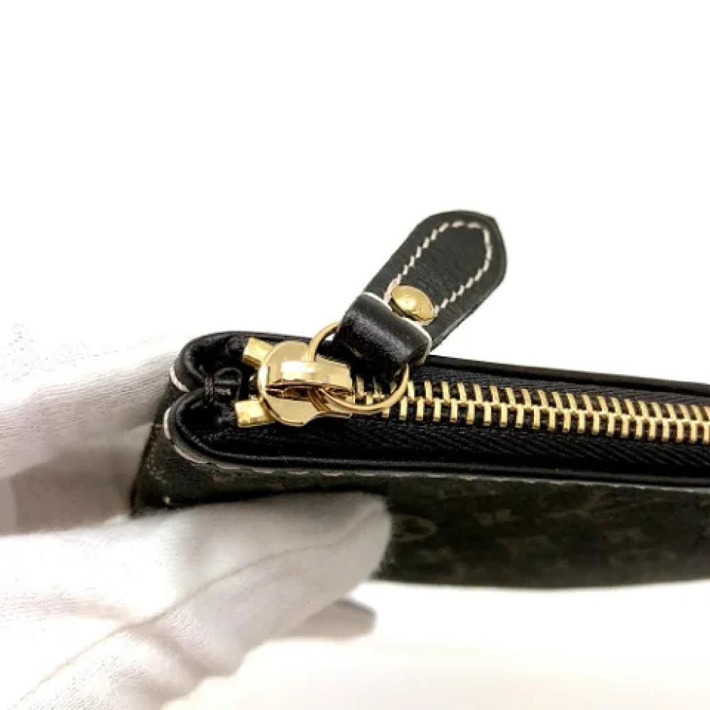 Louis Vuitton Vintage Pre-owned Canvas pouches Black Dames