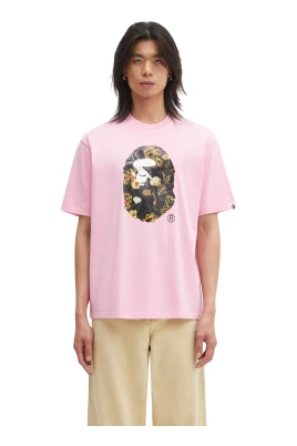 Vacation Pattern Ape Head T-shirt