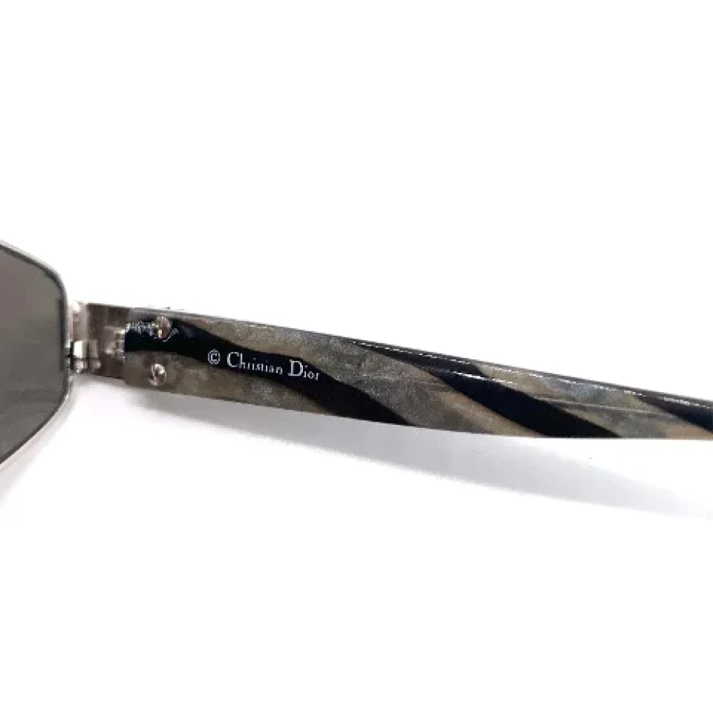 Dior Vintage Pre-owned Metal sunglasses Gray Dames