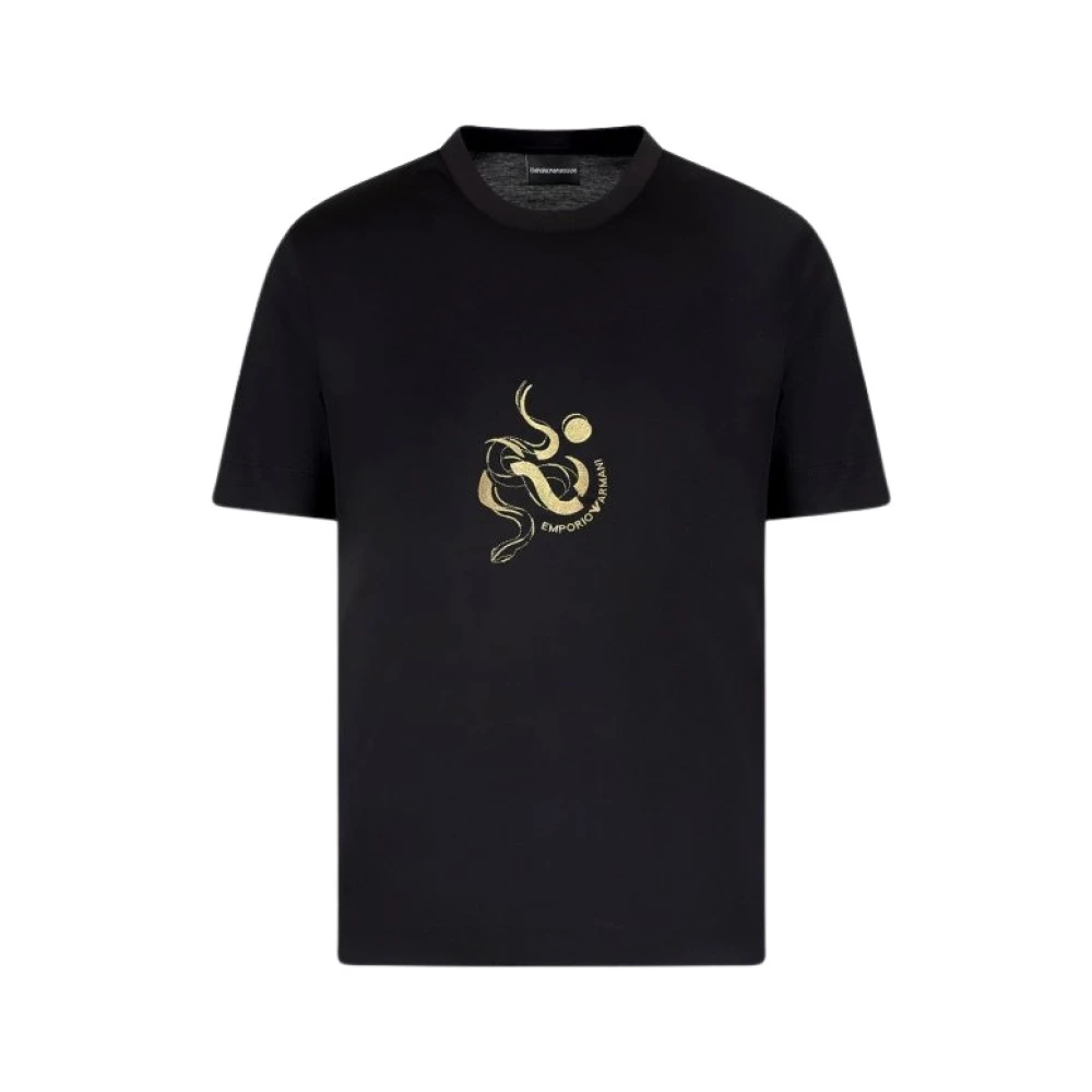 Emporio Armani Herren Schwarz Oberteile, K, Lgröße: