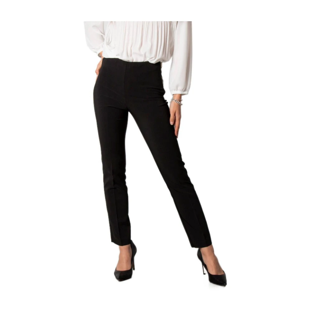 Sandro Ferrone Klassieke Zwarte Broek met Zakken Black Dames