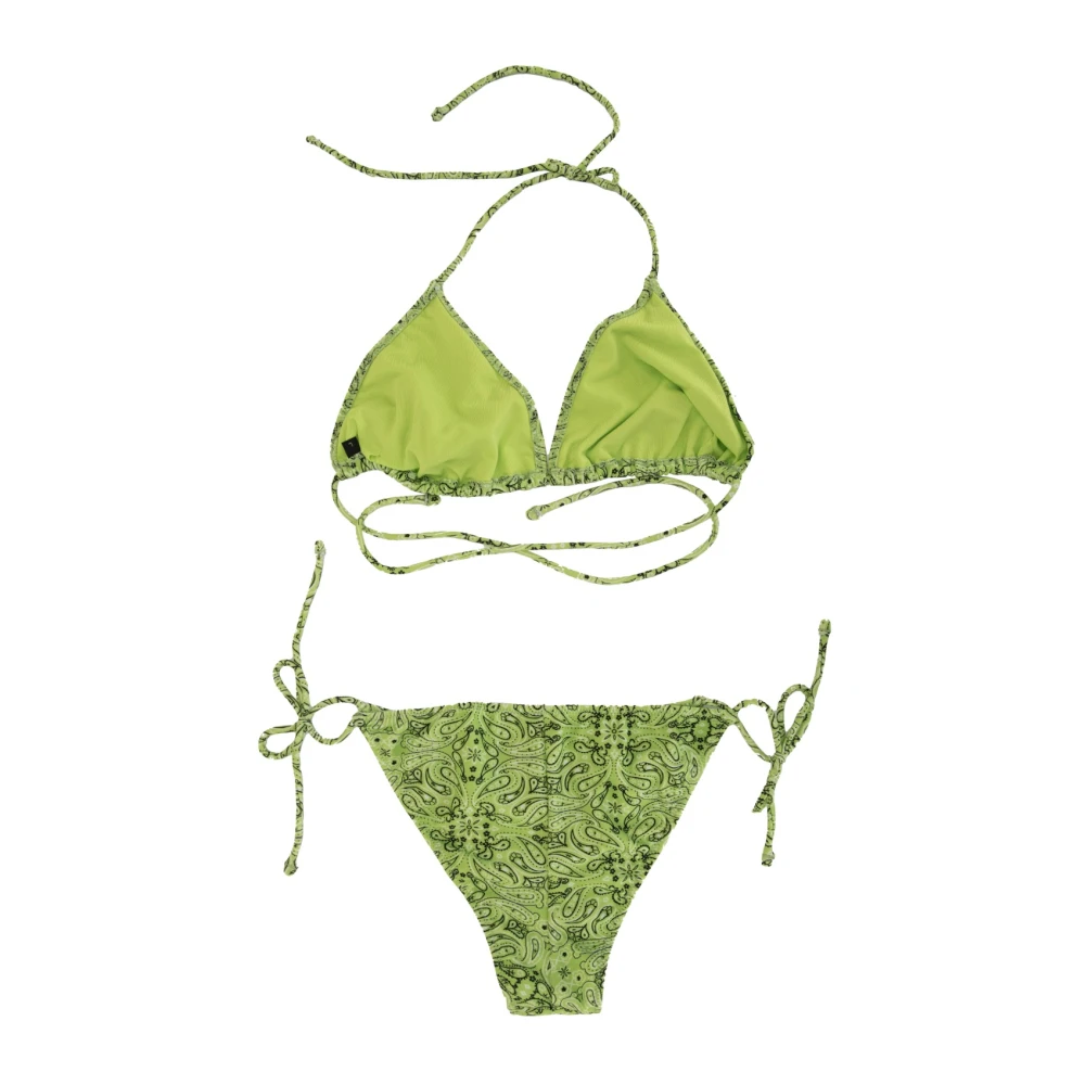 Aniye By Bloemen Lace-Up Bikini Green Dames