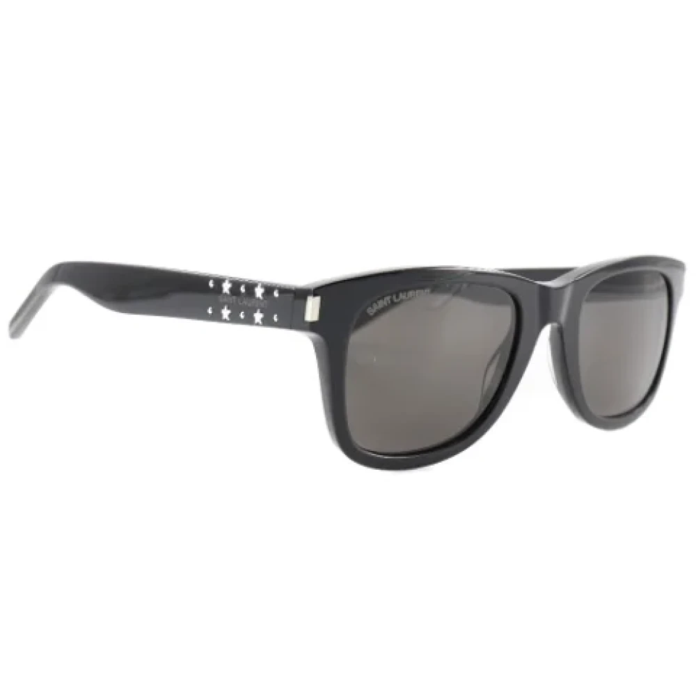 Yves Saint Laurent Vintage Pre-owned Plastic sunglasses Black Dames