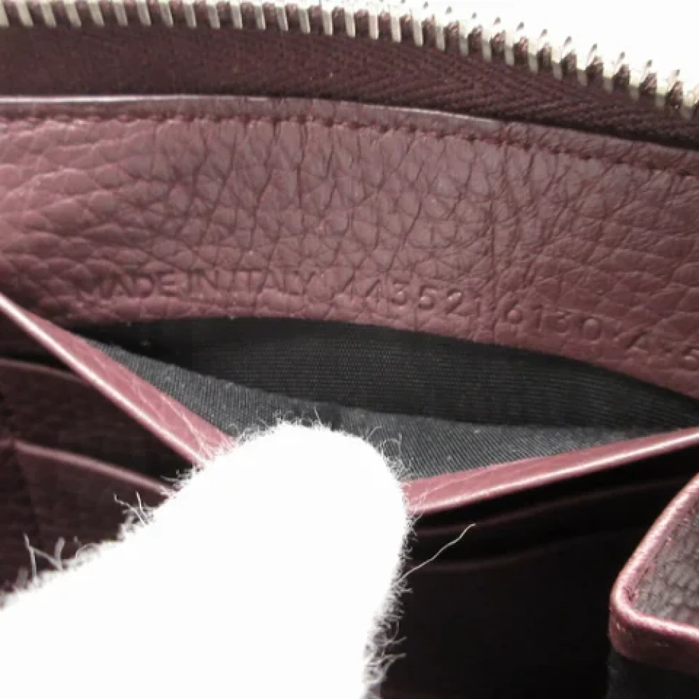 Balenciaga Vintage Pre-owned Leather wallets Brown Dames