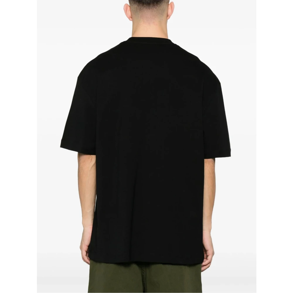 IH NOM UH NIT Zwart Katoenen Logo Print T-shirt Black Heren