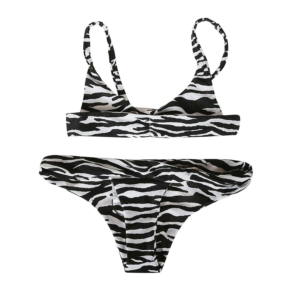The Attico Stijlvolle Bikini Set voor Zomerplezier Black Dames