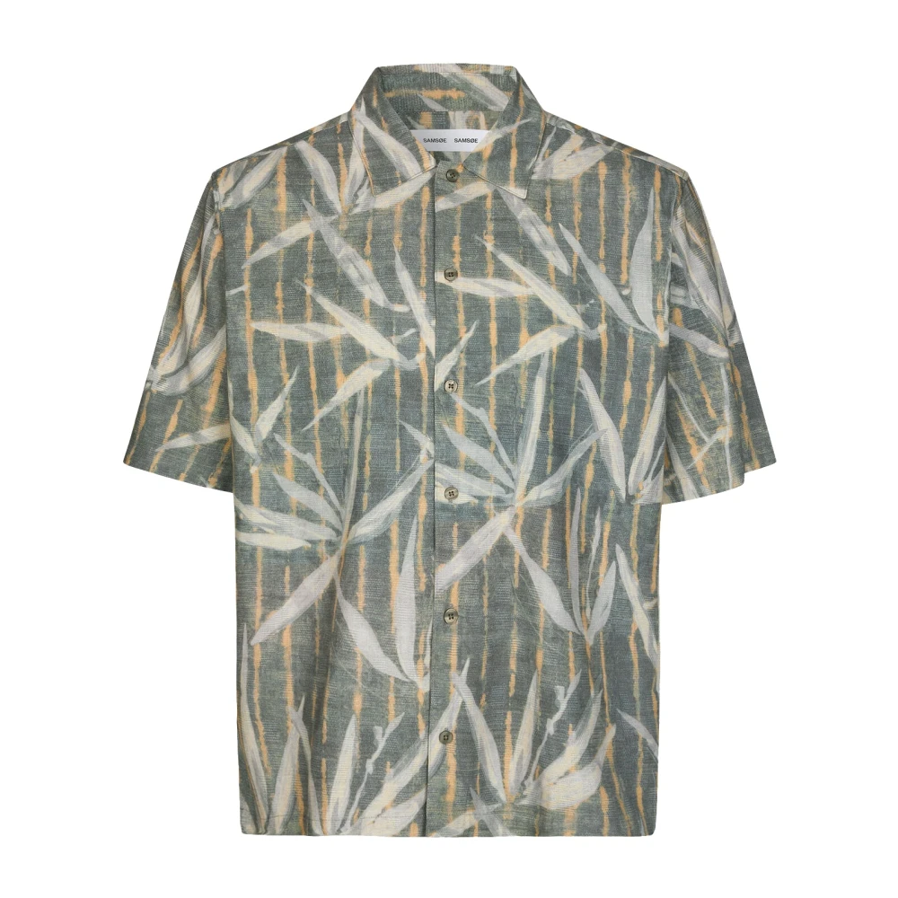 Samsøe Camisa Saayo X 15142 Blurred Palms Multicolor Heren
