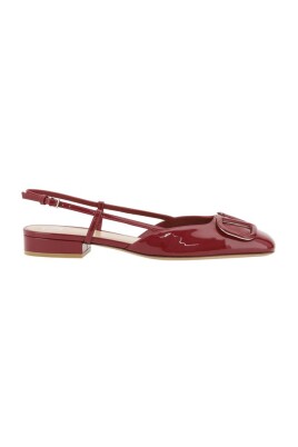 vlogo-leather-ballerinas