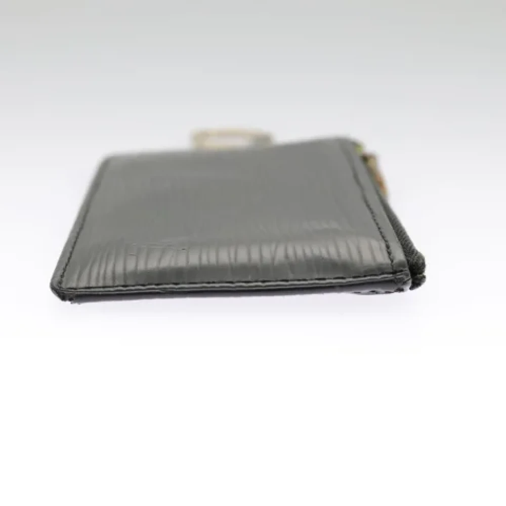 Louis Vuitton Vintage Pre-owned Leather wallets Black Dames