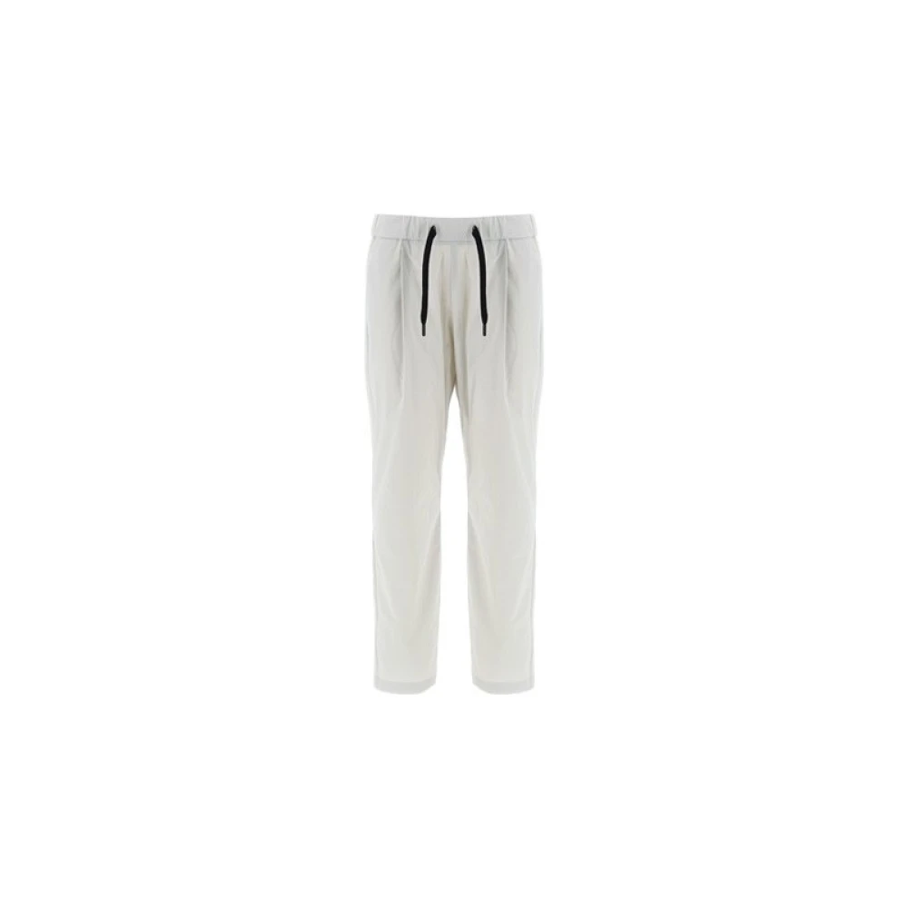 Herno Katoenen nylon broek met warmte-getapete membraan White Dames