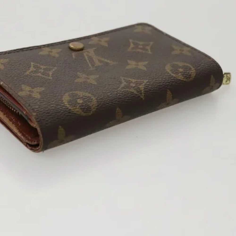 Louis Vuitton Vintage Pre-owned Canvas wallets Brown Dames