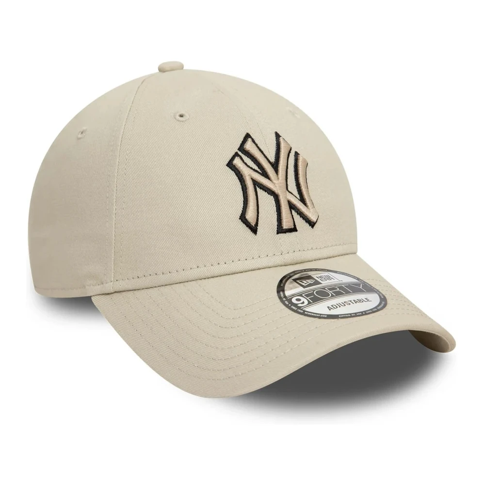 new era Beige Yankees Team Outline Pet Beige Heren