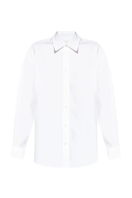 Silk Blend Vit Skjorta