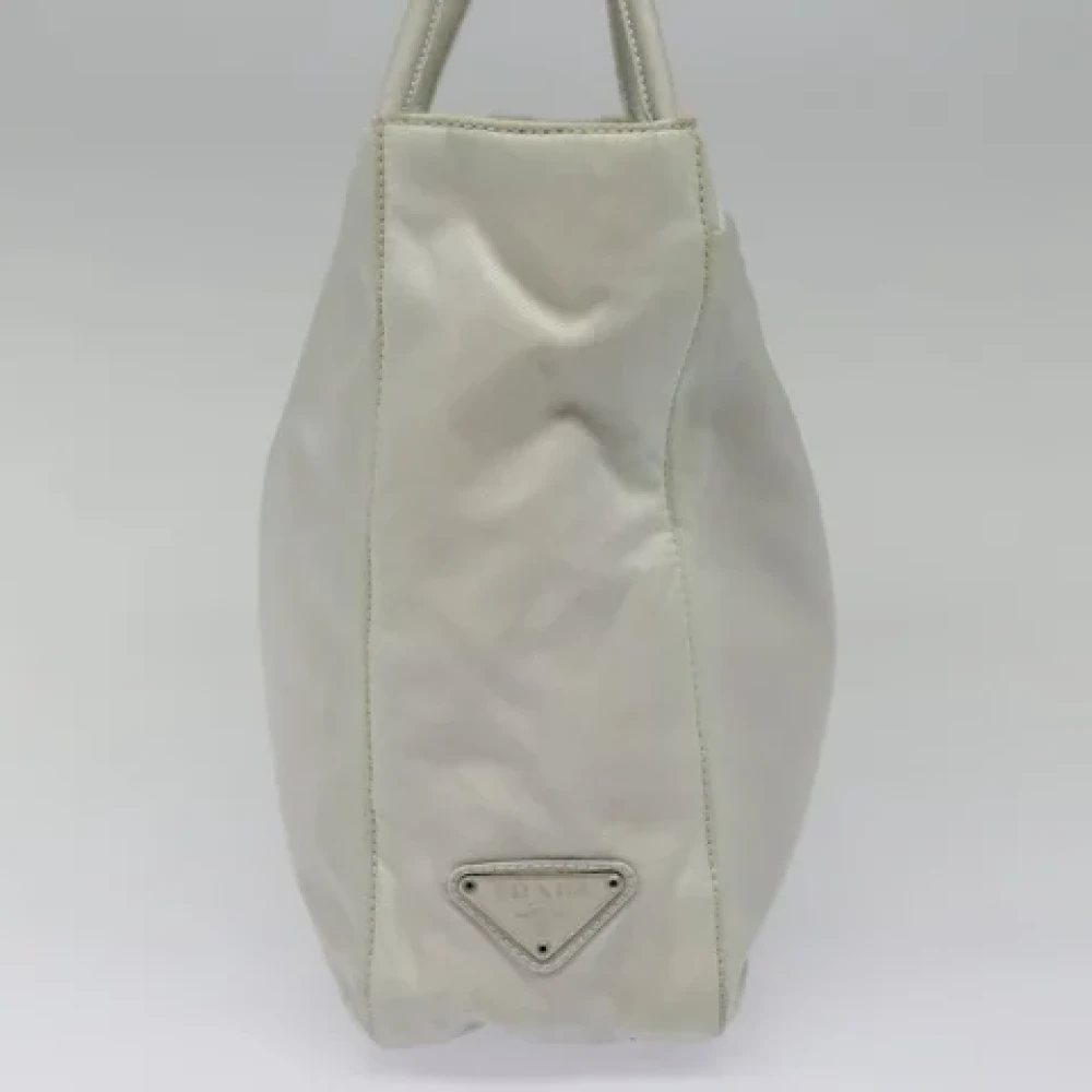 Prada Vintage Pre-owned Nylon prada-bags Gray Dames