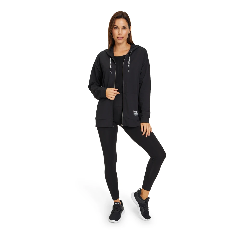 Betty Barclay Bamboe Hoodie Black Dames