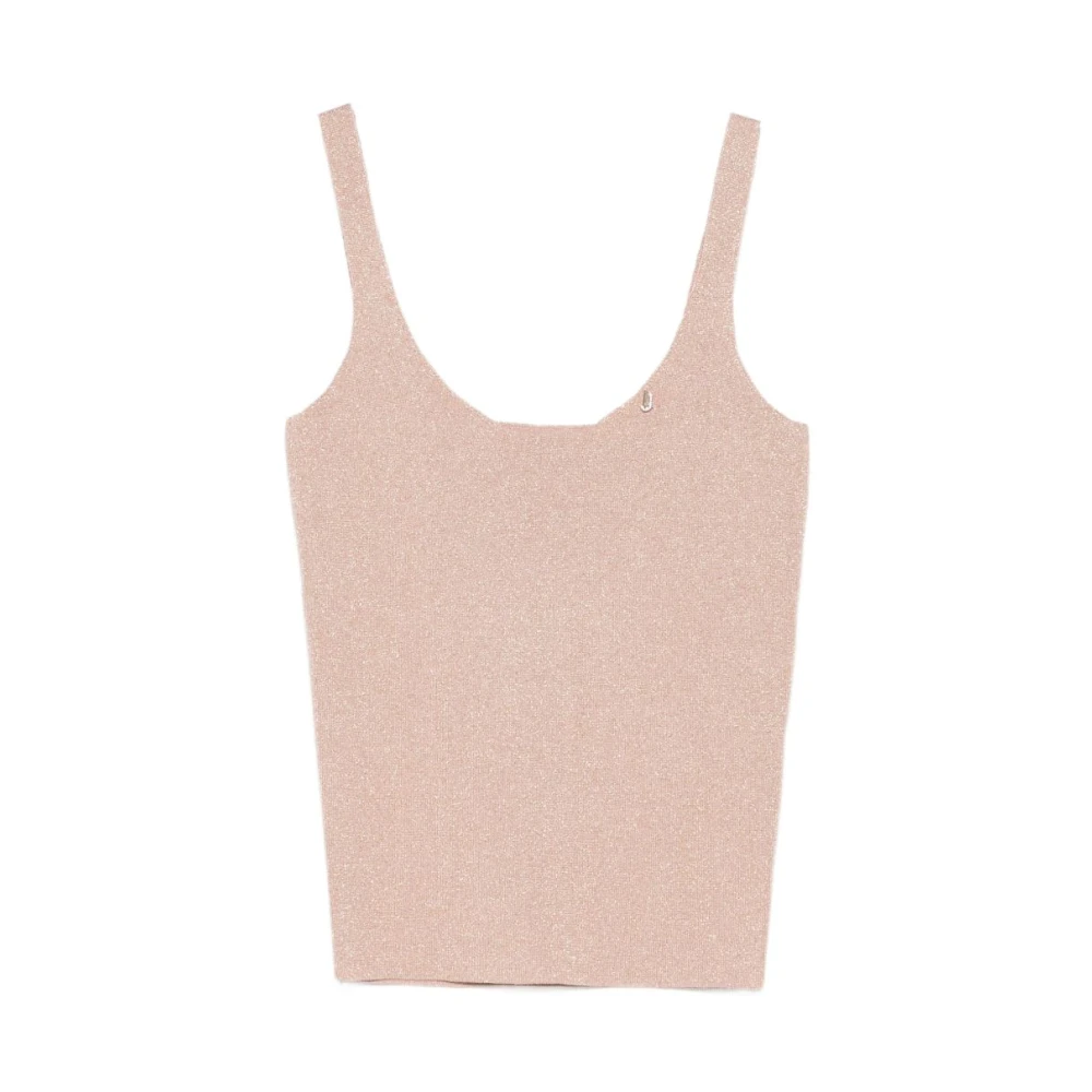 Liu Jo Femme Beige Tops, Taille: 44 Fr Top En Maille