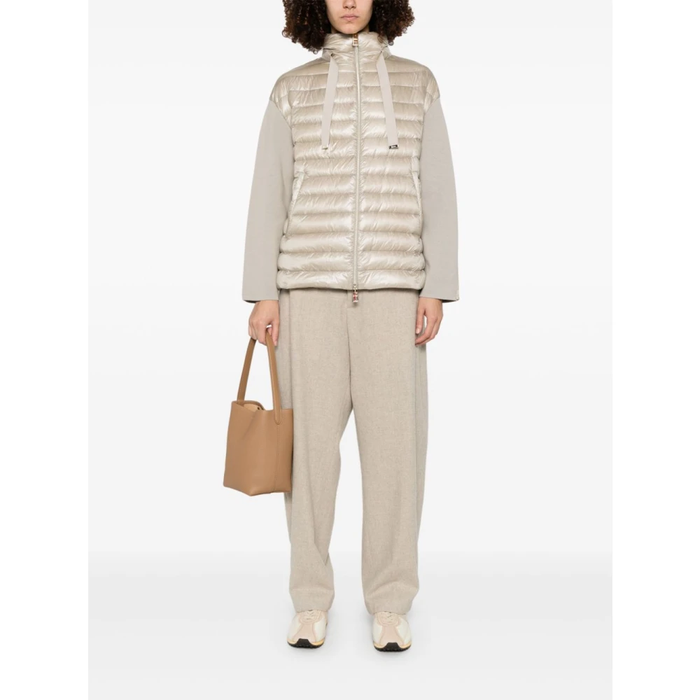 Herno Chique Crème Jas Beige Dames