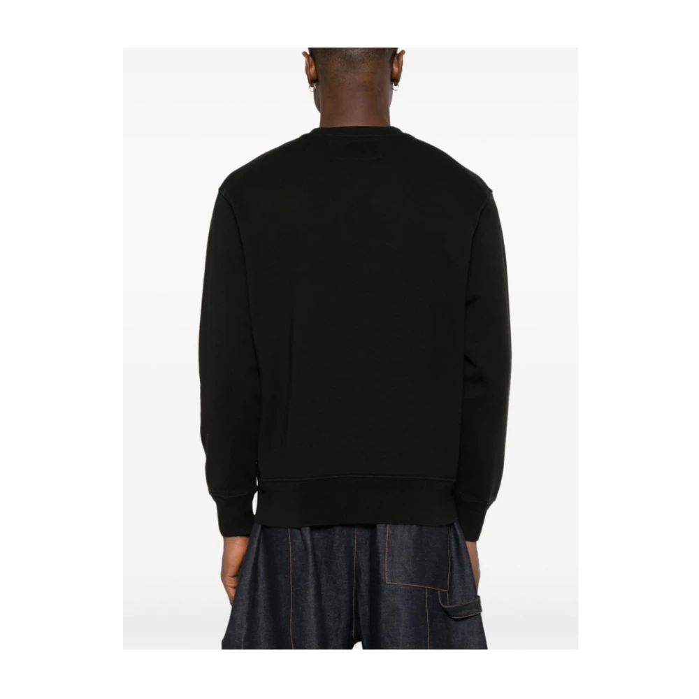 C.P. Company Stijlvolle Crew Neck Sweater Black Heren