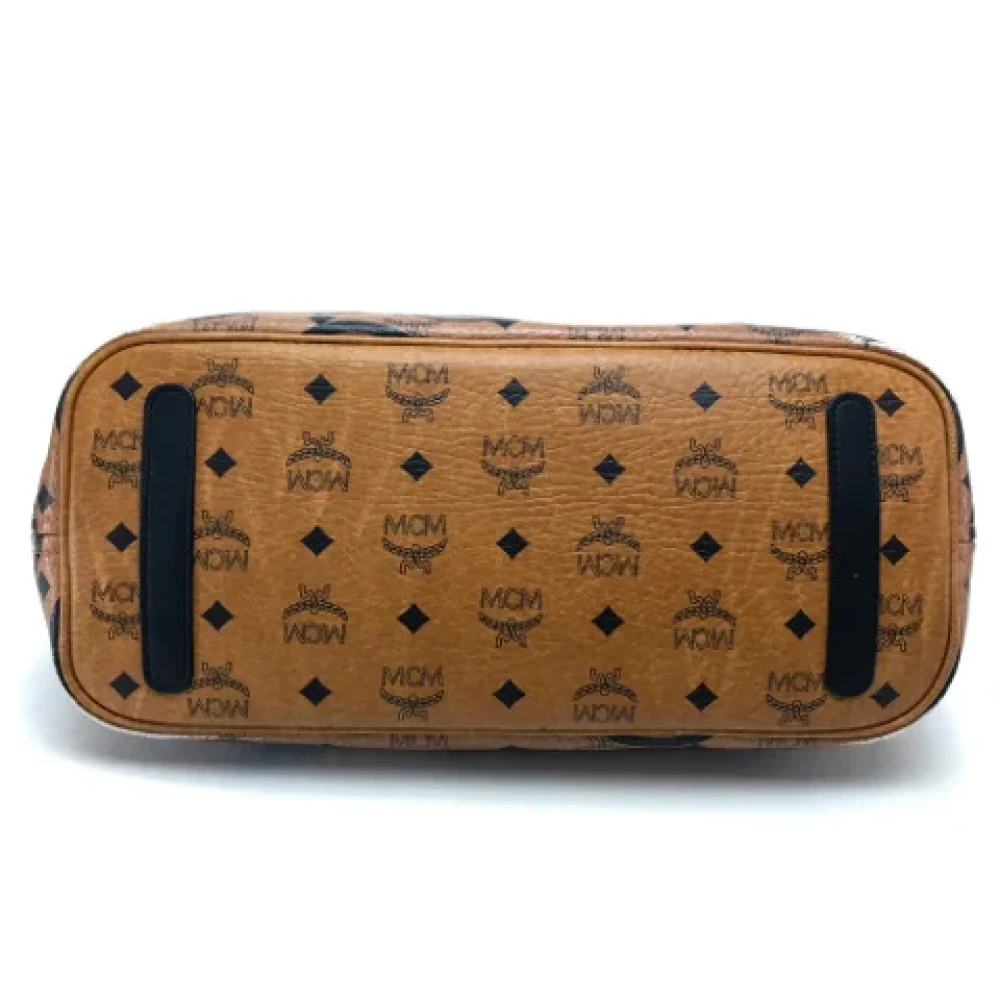 MCM Pre-owned Leather shoulder-bags Brown Dames