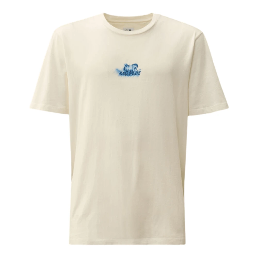 C.P. Company Grafisch T-shirt met potloodeffect White Heren