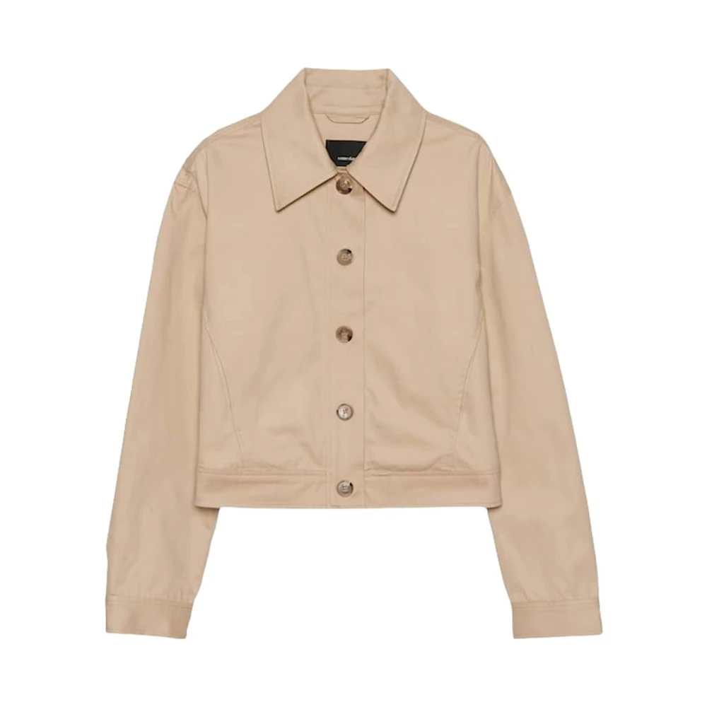 Someday. Lichte Jas Zandsteen Beige Dames