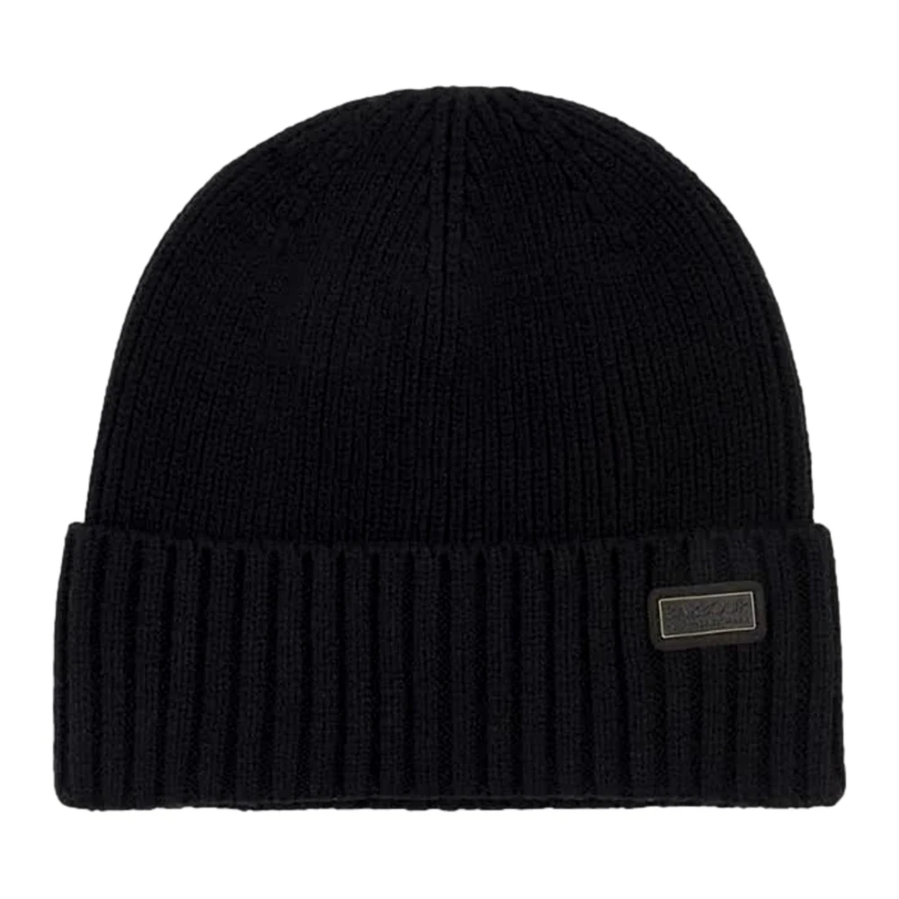 Barbour Gebreide Muts Chester Zwart Black Unisex