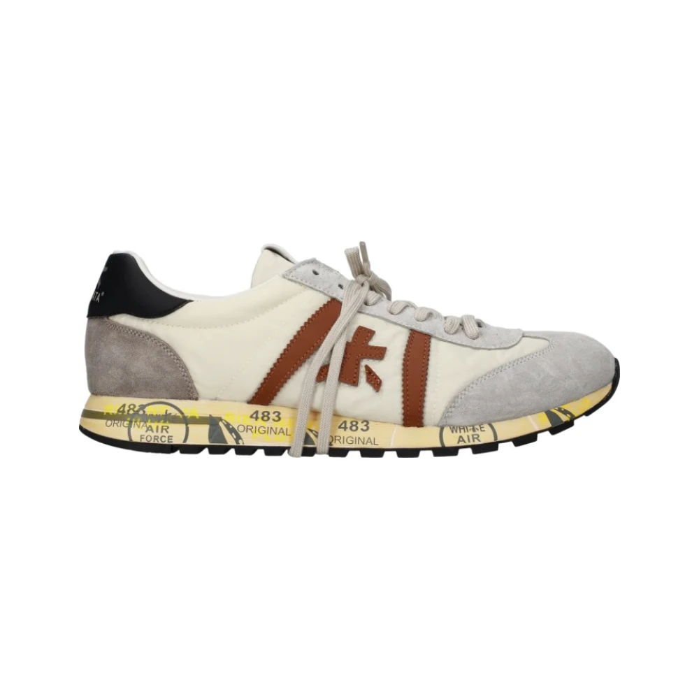 Premiata Men's White Sneakers, 8 Uk, Lucy 8189 Trainers