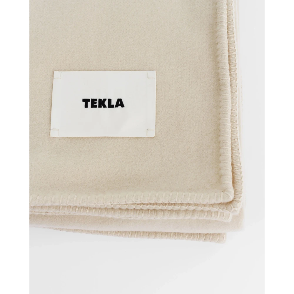Tekla Luxe Lamswollen Deken White Unisex