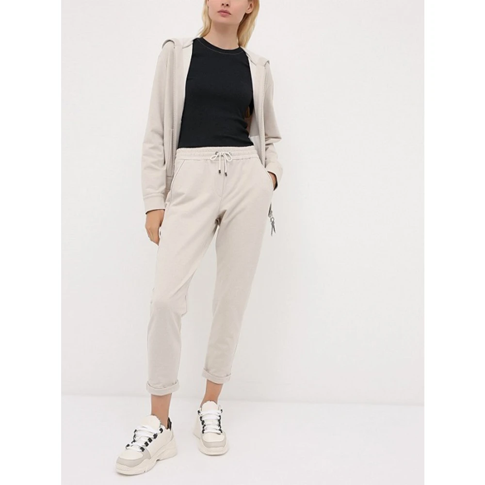 BRUNELLO CUCINELLI Antraciet trui met Monili-kettingen Gray Dames