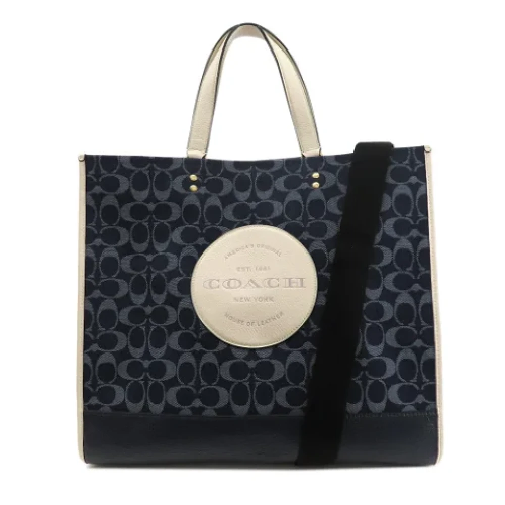 Coach Pre-owned Fabric totes Blue Dames