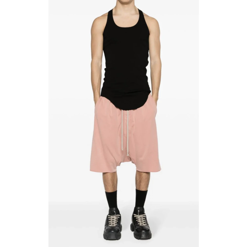 Rick Owens Donkerroze Trekkoord Pods Pink Heren
