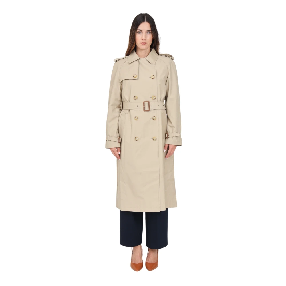 Ralph Lauren Beige Trenchcoat Damesmode Beige Dames